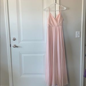 Worn once Lulus pink formal dress